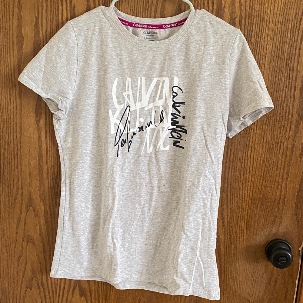 Calvin Klein Light Gray Stretch Performance Tee xxl